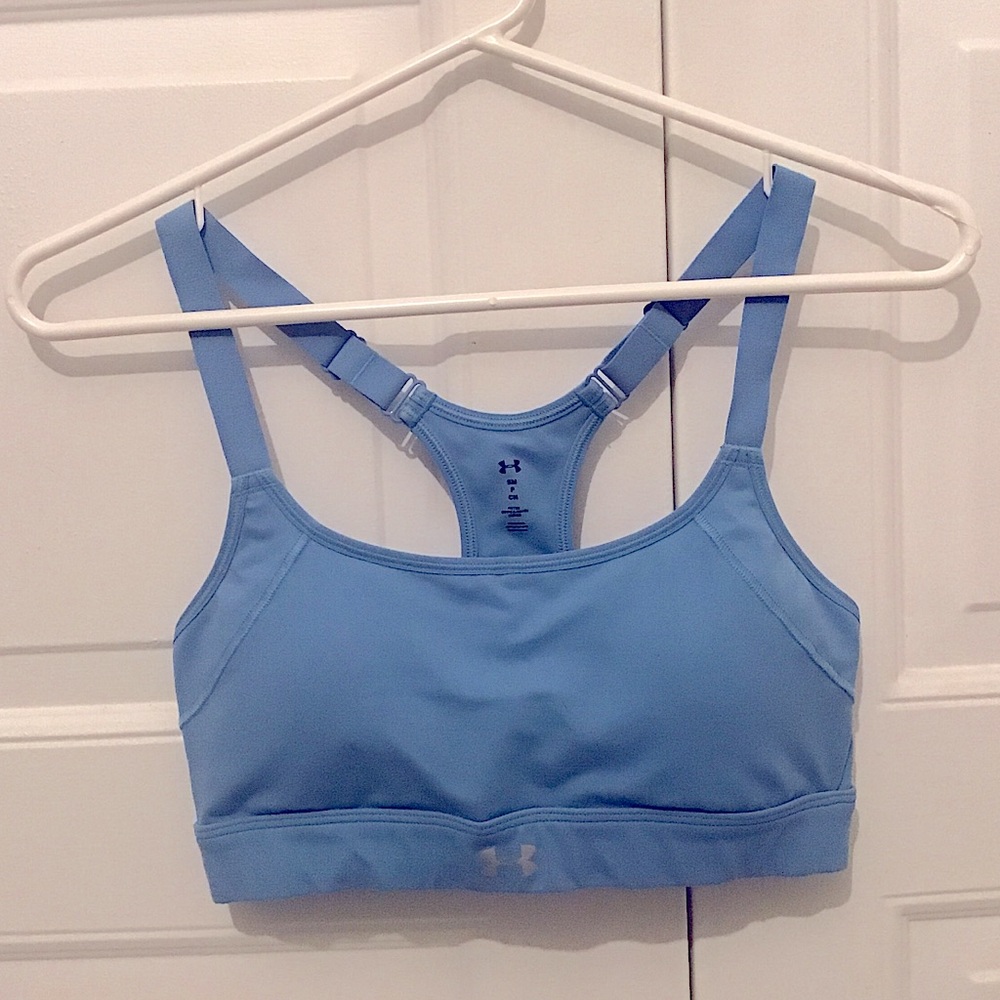 Under Armour Women's Blue UA Reflect Mid Sports Bra